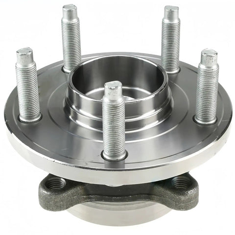 Shop Grade Rear Wheel Bearing Hub Assembly For Ford Explorer 3 5 Liter V6 2011 To 2016 showing metal hub with bolts.