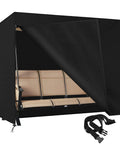 Durable 600D Oxford Patio Swing Cover For Outdoor 3 Seater Garden Hammock Glider Built Tough Waterproof Windproof