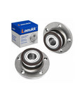 Heavy Duty Pair Rear Wheel Bearing Hub Assembly Fits VW Jetta 2012-2021 Audi A3 Beetle Golf GTI Golf R SportWagen Egolf with packaging.
