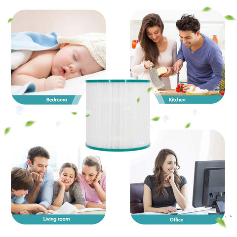 Filter Replacements For Tower Purifier Pure Cool Link TP01 TP02 TP03 AM11 BP01 in bedroom, kitchen, living room, office