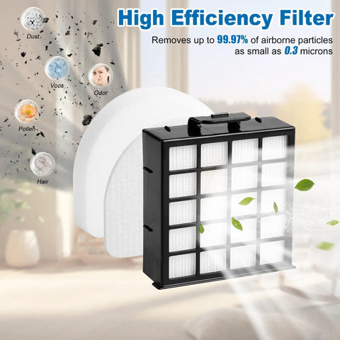 PowerDetect Vacuum Filter Kit Replacement for Upright and Lift-Away Heavy Duty Models AZ4002 AZ4000 AZ4002W with HEPA filter