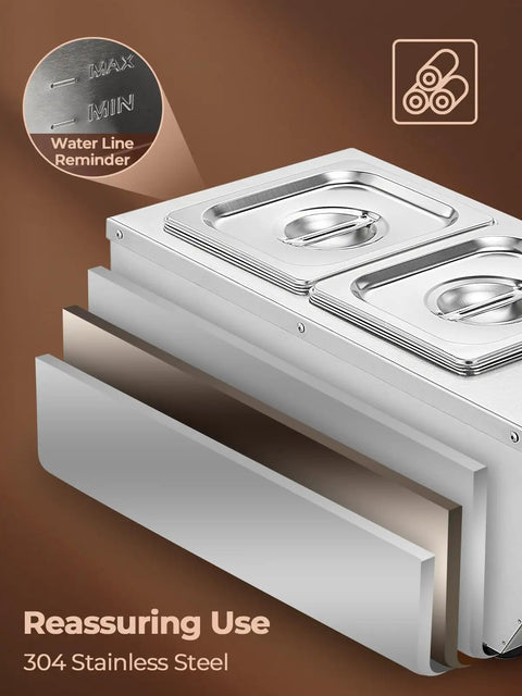 Pro Grade Two Tank Chocolate Tempering System 9 Lb Capacity Commercial Warmer And Melter 1000W Stainless Steel detail
