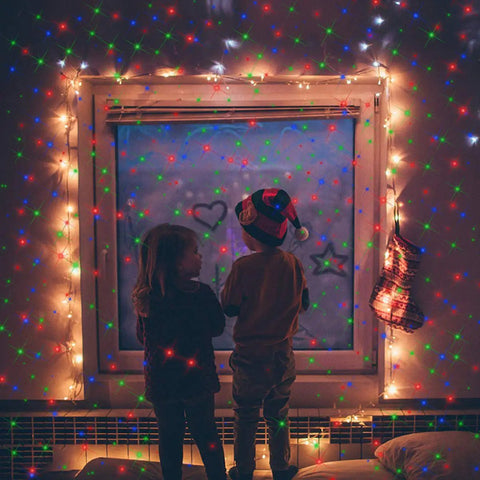 Dope Outdoor Christmas Laser Light Projector With Moving Star Pattern Waterproof Color Beams In Red Green Blue Remote Control