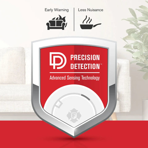 Interconnected Battery Operated Smoke And Carbon Monoxide Alarm With Voice Alerts For Quick Warnings And Peace Of Mind badge