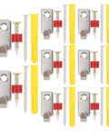 Heavy Duty Stainless Steel Picture Wall Mount Hooks Corrosion Resistant Drywall Brackets with screws and anchors
