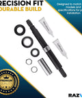 Premium Washer Tub Bearings And Seal Replacement Kit For Quiet Top Loading Machines with assembly parts and lubricants.