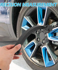 Top Shelf Replacement Handle For Tire Balancing Machines Using Beefy Plastic Caliper Cranks With Precise Measurement Grip and Quick Release Setup For Active Mechanics, gripping wheel.