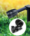 Half Inch Drip Irrigation End Caps 10 Pack Barbed End Plugs for Half Inch Tubing 16mm OD Drip Tubing Connectors in use on grass