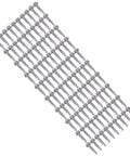 100 Pcs Self Tapping Stainless Steel Hex Washer Head Screws Kit With Self Drilling Point arranged diagonally