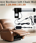 Heavy Duty Electric Recliner Motor Replacement Kit Featuring A Smooth Operator Lift Actuator with plug and play wiring for setup.