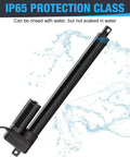 Heavy Duty 24V Linear Actuator with IP65 waterproof design, showcasing durability in wet conditions.