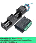 Slick T Style Linear Guide Rail Motorized Slide Table Tight Z Axis Alignment Stage With 50 To 300 Mm Stroke And Quick Hookup Motor Driver Kit for garage use.