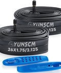Two Pack 26 Inch Inner Tubes With Schrader Valve For 26 Inch Tires From 1.75 To 2.125 Road And Mountain Bike Compatible