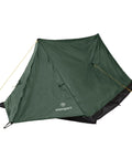 Forest Scout Backpack Tent for Quick Camp Setup Lightweight Frame Shelter with 1000mm PU Coated Polyester, pitched on grass