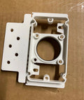Inlet Valve Mounting Bracket Replacement For Wall Built-In Central Vacuum Systems, durable white plastic bracket