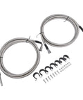 No Sweat Fuel Line Quick Fix Kit For Chevy Silverado And GMC Sierra 1500 Classic 2004 To 2007 V8 Gas Crew Cab hoses with fittings.