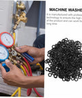 Spring Steel Wave Washers Kit, 500-Piece Assortment For Electrical And Automotive Repairs, Elastic Gaskets To Prevent Bolt Loosening, Sealing Washers For Household Appliances And DIY Projects on HVAC gauge set