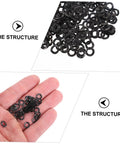 500 Pieces Wave Spring Washers Kit For Machine Repair And Maintenance Space Saving Elastic Steel Washers That Boost Axial And Vibration Resistance Prevent Looseness Smooth Surface Durable Assortment For Quick Fixes, black wave washers in hand