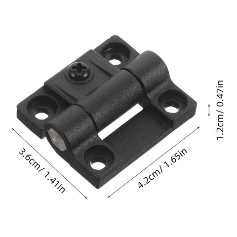 90 Degree Adjustable Torque Friction Door Hinge For Cabinets And Closets Built Tough Space Saving Plastic Cabinet Hinge With Reinforced Bearing Universal Fit For Kitchen Cabinets Desks And More 1 Pair close-up