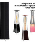 Outdoor Pyramid Patio Heater Hardware Replacement Kit With Bolt And Nut Set For Propane Patio Heaters shown with heaters