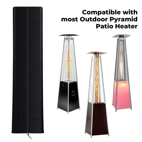 Outdoor Pyramid Patio Heater Hardware Replacement Kit With Bolt And Nut Set For Propane Patio Heaters shown with heaters