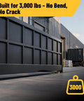 2 Pack Built Tough 4 Inch V Groove Sliding Gate Rollers With Welded Brackets And Dual Sealed Bearings Crushing A Solid 3000 Pound Load For Corrosion Resistant Yard Glide on a sliding gate.