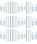 48 Piece Heavy Duty Drywall Anchors Toggle Bolt And Wing Nut Kit Carbon Steel Wall Anchors for hollow bricks display