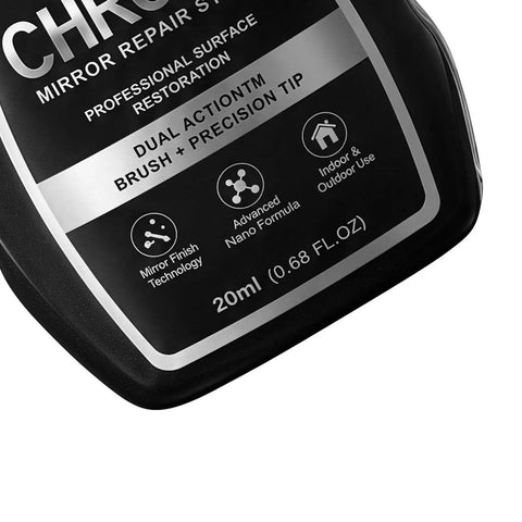 Slick Silver Rim Paint Restores Your Tight Chrome Tone Rims With High Gloss Coverage in a 20ml container with precision tip.