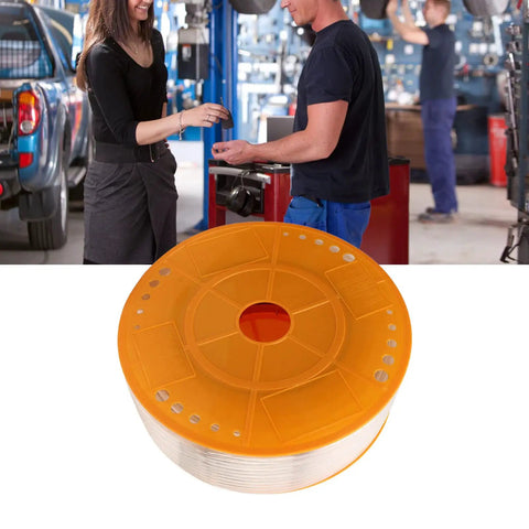 Rock Solid Transparent Air Hose Twelve Millimeter Outer Diameter Eight Millimeter Inner Bore Clear Pneumatic Tubing For Air Compressors displayed in workshop.