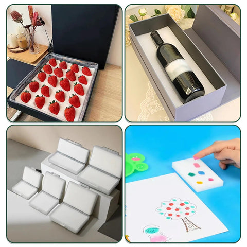 Kickstart Your Next Project With These Tough As Nails Craft Foam Sheets ideal for shipping wine and strawberries in custom packaging.