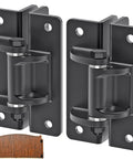 Built Like A Tank Bolt On Gate Hinges Heavy Duty 1000 Lbs Anti Sag L Shaped Swivel Bearings for garden fence installation.