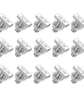 Heavy Workhorse 304 Stainless Steel Hammer Head T Bolts M8x20 With Flange Nuts Pack Of 15 for rooftop solar mount and greenhouse framing.