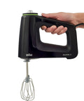 High Octane 350 Watt Hand Mixer With SmartMix Technology Nine Speed Settings And Turbo Mode That Cuts Through Heavy Dough Making Baking Days A Breeze Today In Your Home, held in hand.