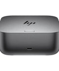 Premium Thunderbolt 4 Ultra Docking Station With 180W Power Delivery For Laptops Desktops top view with sleek gray finish.