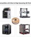 PLA Basic Filament 1.75mm For Fast Printing On High Speed 3D Printers 1kg Black Spool with various 3D printers