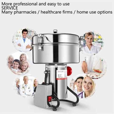 Pro Grade Home Grain Grinder And Powder Mill For Coffee Beans Herbs And Cereals Super Fine Powder Maker 220V with healthcare professionals
