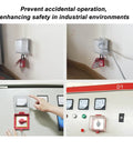 Emergency Stop Button Cover Lockout Box Type Transparent Push Button Switch Protector Workhorse installation on wall and panel