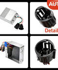 Ignition Control Module ICM ICU FSU Replacement For Ford F-Series Trucks Jeep Mercury Lincoln 1977 1987 LX203, connectors visible