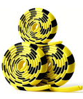 Self Adhesive L Shaped Foam Corner Protector High Density Anti Collision Edge Guard with yellow and black stripes