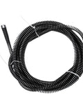 Heavy Duty Drill Powered Drain Snake And Flexible Auger Cable, 10m black spiral steel wire for 10mm, 12mm, 16mm pipes