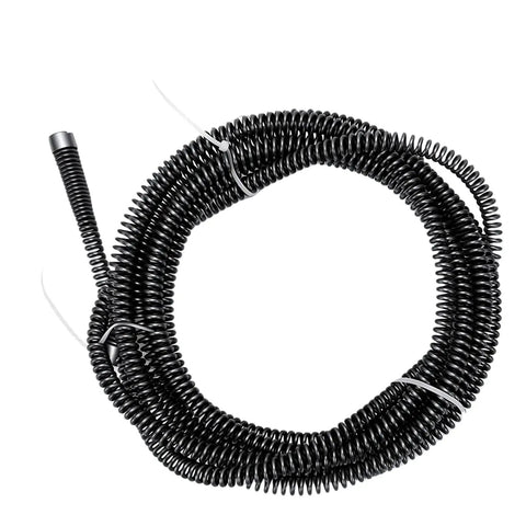 Heavy Duty Drill Powered Drain Snake And Flexible Auger Cable, 10m black spiral steel wire for 10mm, 12mm, 16mm pipes