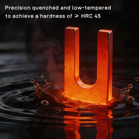 2 Pack Drill Chuck Removal Wedge Set Heavy Duty Alloy Steel Wedges with HRC 45 hardness in quenching process