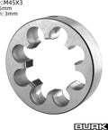 M45X3 Right Hand Round Threading Die for External Threads, Alloy Tool Steel, 45mm Diameter, 3.0mm Pitch, 6g Accuracy