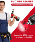 One And One Quarter Inch PVC Pipe Reamer Tool For Cleaning Fittings And Removing Cement, Fitting Saver For SCH40 PVC CPVC ABS