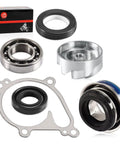 Tough Water Pump Impeller Seal And Gasket Fix Kit For Atv Quads And Side By Side Machines For Kvf650 Kvf700 Kvf750 showing gasket, seals, bearing.