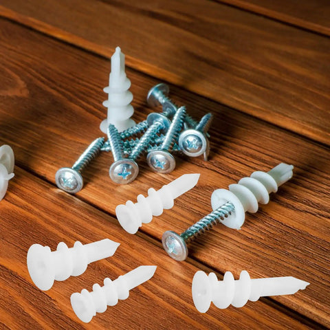300 Piece Multi Function Heavy Duty Drywall Anchors Kit With POM Material for no fuss quick and easy install on wooden surface