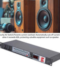 Keep Your Live Rig Bulletproof With This 10 Outlet Power Sequencer Surge Protector featuring digital voltage display and hella surge defense.
