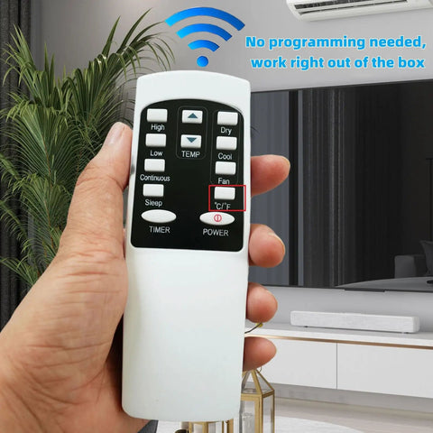 Summer Refresh Replacement Remote Control ForPortable AC Units Works Like A Charm With SLPAC10 SLPAC8 SLACHT108 SLACHT128, hand-held.