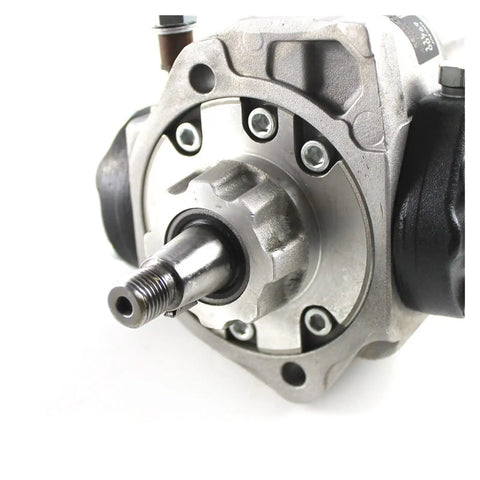 Heavy Excavator Fuel Injection Pump RE507959 close-up view showcasing detailed internal components and metal surface.