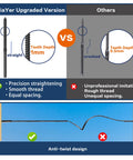 Comparison of Tough As Nails 60 Pack Black Swage Lag Screws For Cable Railing Systems with precision threading details.
